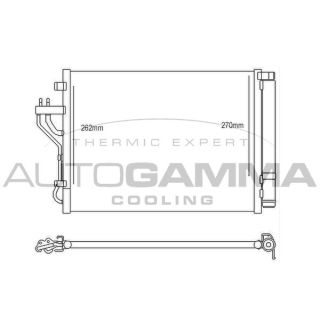 Kondensatorius, oro kondicionierius AUTOGAMMA 107111