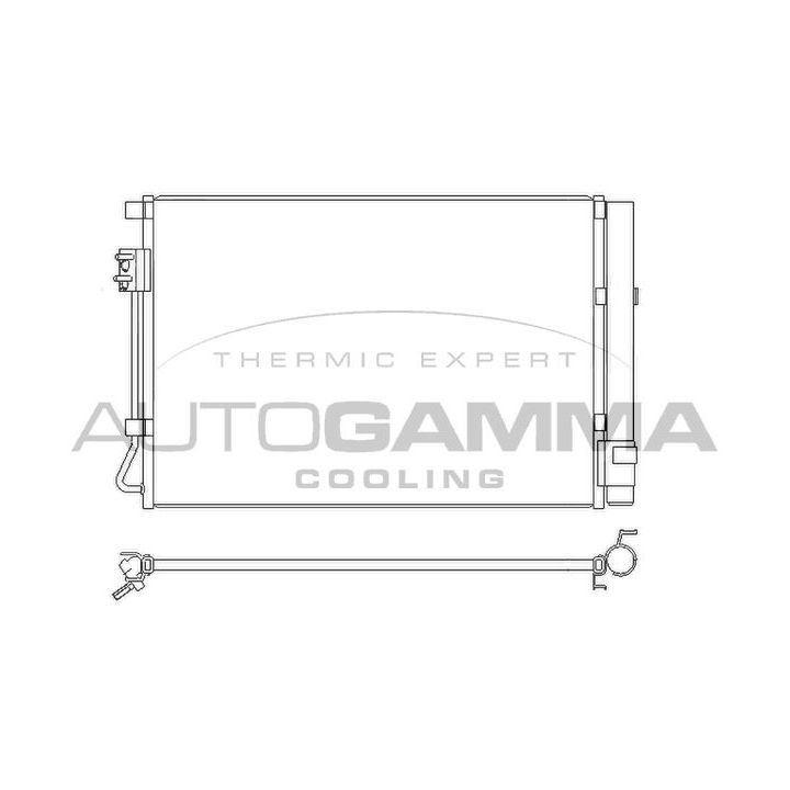 Kondensatorius, oro kondicionierius AUTOGAMMA 107153