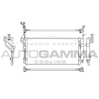Kondensatorius, oro kondicionierius AUTOGAMMA 107184