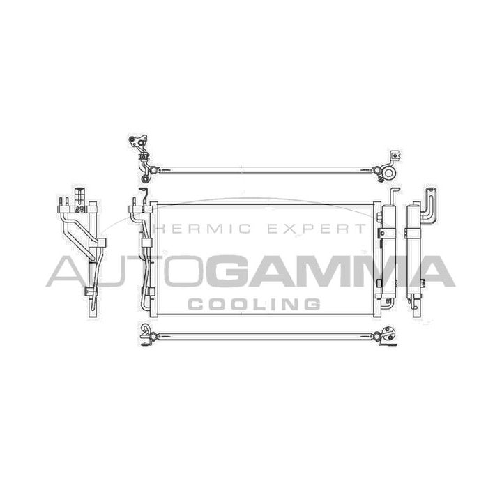 Kondensatorius, oro kondicionierius AUTOGAMMA 107184