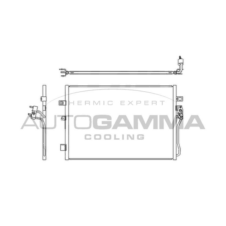 Kondensatorius, oro kondicionierius AUTOGAMMA 107289