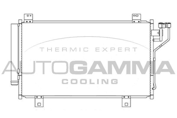 Kondensatorius, oro kondicionierius AUTOGAMMA 107343