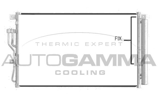 Kondensatorius, oro kondicionierius AUTOGAMMA 107387