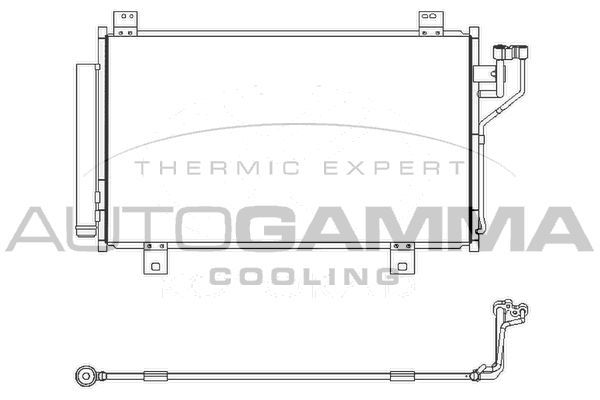 Kondensatorius, oro kondicionierius AUTOGAMMA 107478