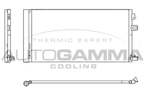 Kondensatorius, oro kondicionierius AUTOGAMMA 107515