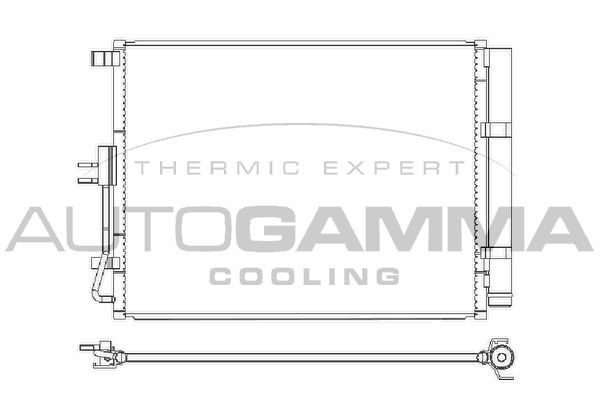 Kondensatorius, oro kondicionierius AUTOGAMMA 107642