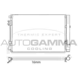 Kondensatorius, oro kondicionierius AUTOGAMMA 107658