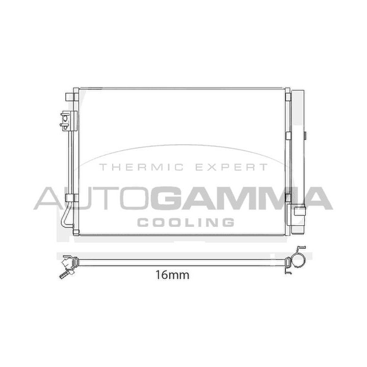 Kondensatorius, oro kondicionierius AUTOGAMMA 107658