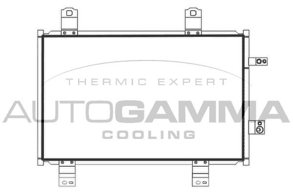 Kondensatorius, oro kondicionierius AUTOGAMMA 107787