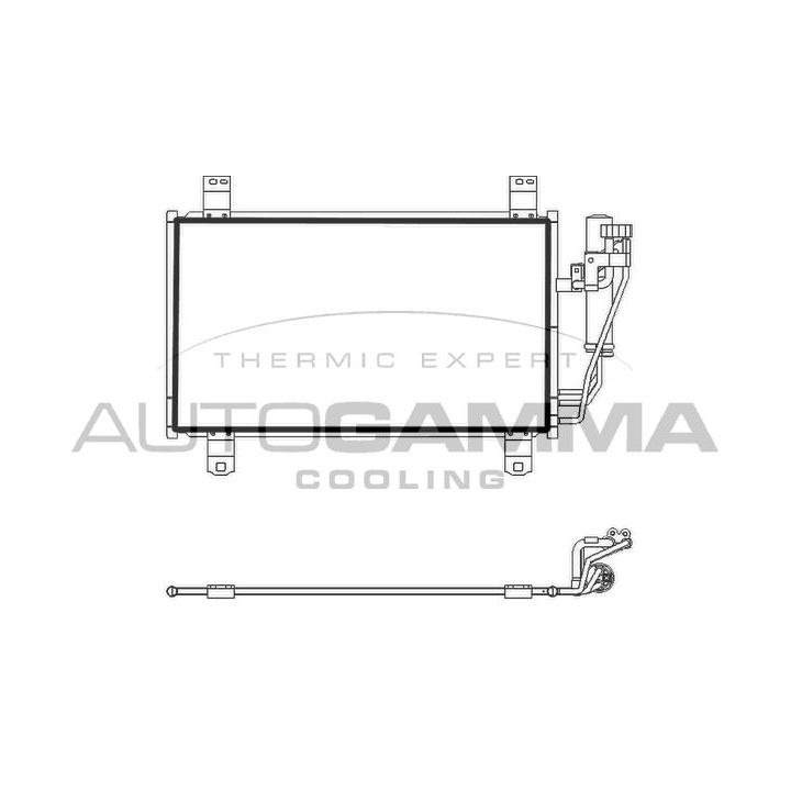 Kondensatorius, oro kondicionierius AUTOGAMMA 107788