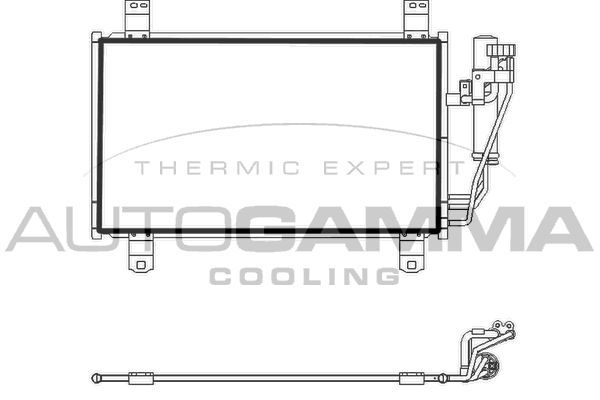 Kondensatorius, oro kondicionierius AUTOGAMMA 107788