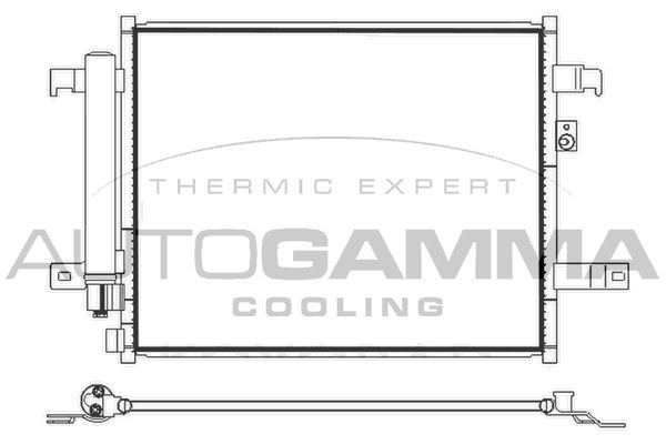 Kondensatorius, oro kondicionierius AUTOGAMMA 107840
