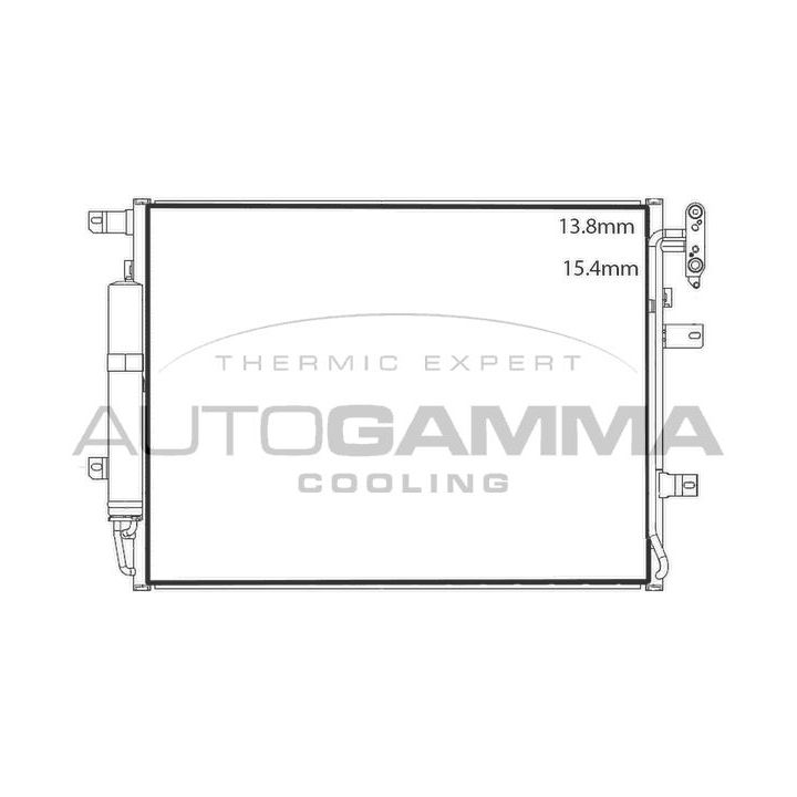Kondensatorius, oro kondicionierius AUTOGAMMA 107905