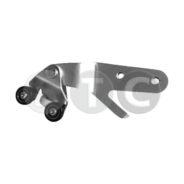 Ritinėlio kreiptuvas, atstumiamos durys STC T443072