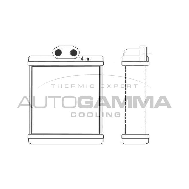 šilumokaitis, salono šildymas AUTOGAMMA 104104