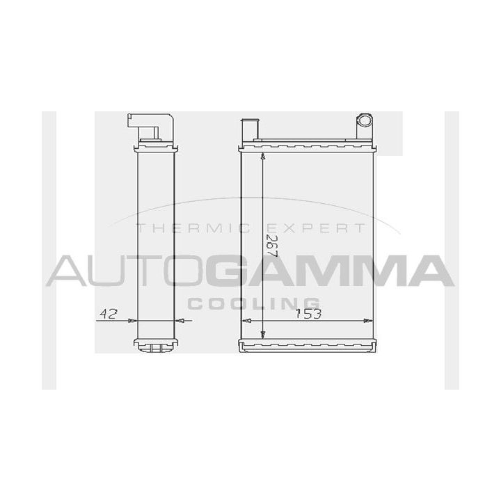 šilumokaitis, salono šildymas AUTOGAMMA 104351