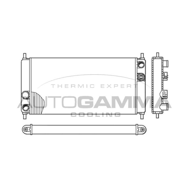 Radiatorius, variklio aušinimas AUTOGAMMA 100068