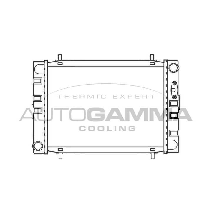 Radiatorius, variklio aušinimas AUTOGAMMA 100069