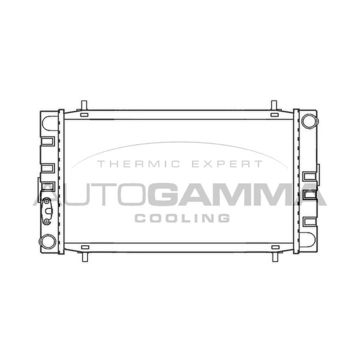 Radiatorius, variklio aušinimas AUTOGAMMA 100072