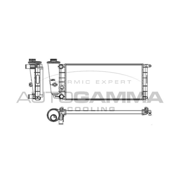 Radiatorius, variklio aušinimas AUTOGAMMA 100077