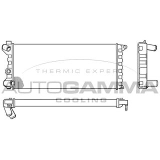 Radiatorius, variklio aušinimas AUTOGAMMA 100078