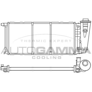 Radiatorius, variklio aušinimas AUTOGAMMA 100079