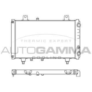 Radiatorius, variklio aušinimas AUTOGAMMA 100175