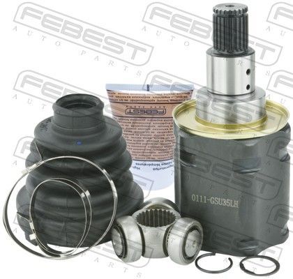 Jungčių komplektas, kardaninis velenas FEBEST 0111-GSU35LH