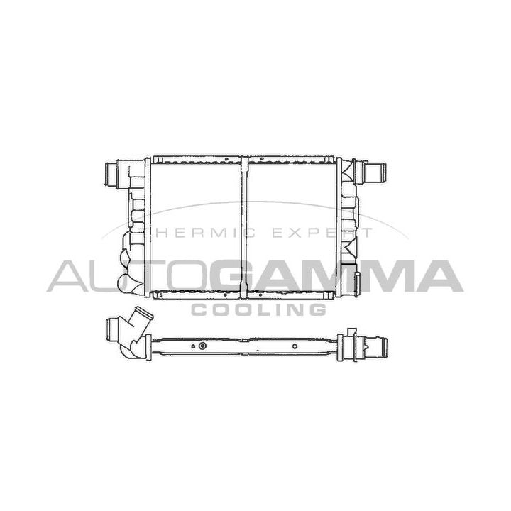 Radiatorius, variklio aušinimas AUTOGAMMA 100263