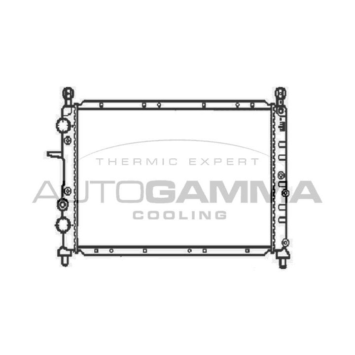 Radiatorius, variklio aušinimas AUTOGAMMA 100266