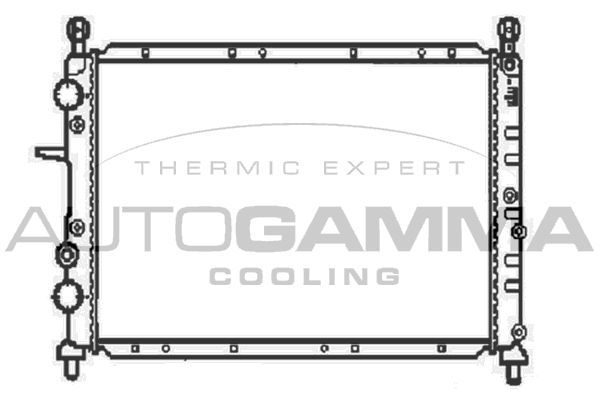 Radiatorius, variklio aušinimas AUTOGAMMA 100266