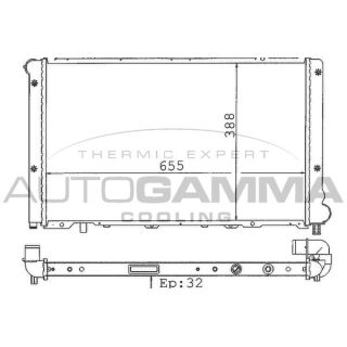 Radiatorius, variklio aušinimas AUTOGAMMA 100277