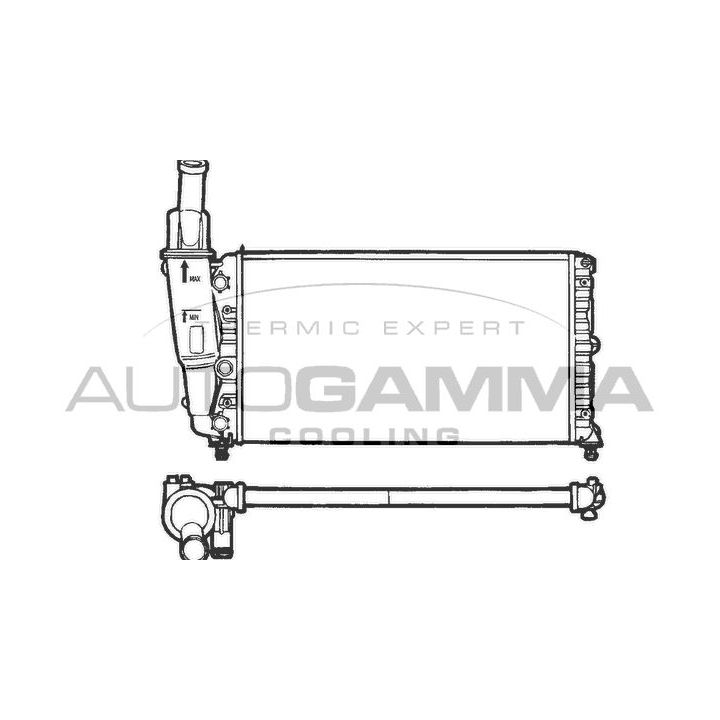 Radiatorius, variklio aušinimas AUTOGAMMA 100292