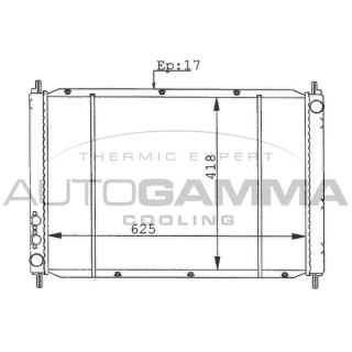 Radiatorius, variklio aušinimas AUTOGAMMA 100424