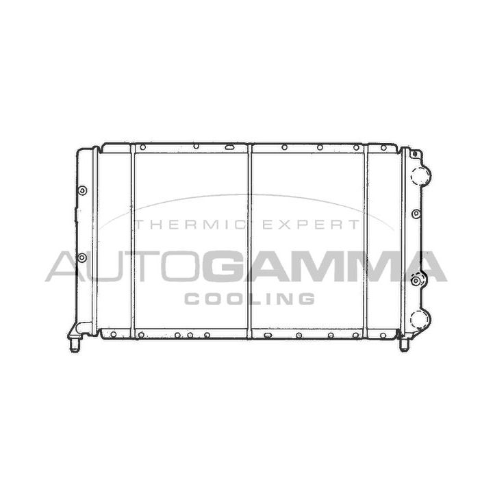 Radiatorius, variklio aušinimas AUTOGAMMA 100457