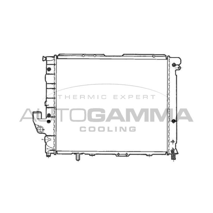 Radiatorius, variklio aušinimas AUTOGAMMA 100467