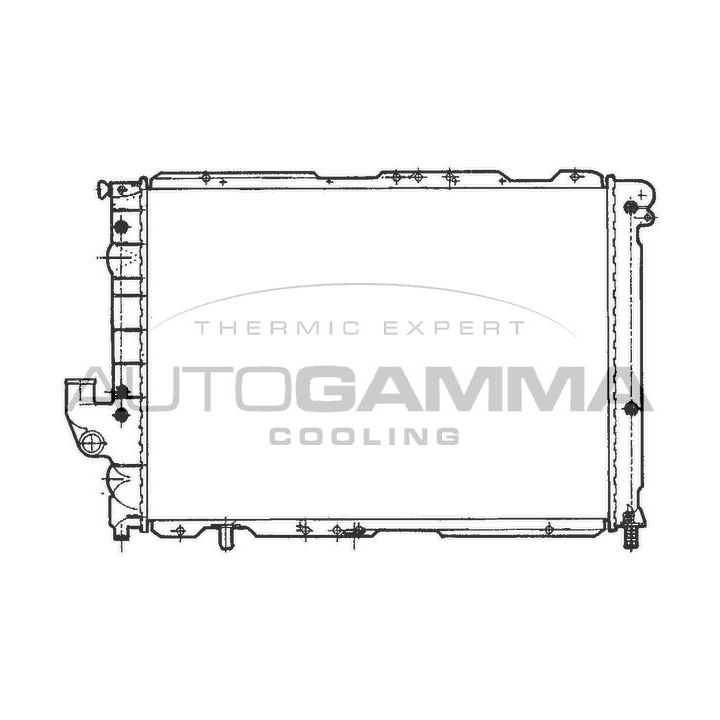 Radiatorius, variklio aušinimas AUTOGAMMA 100469
