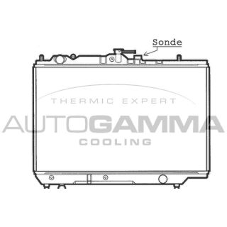 Radiatorius, variklio aušinimas AUTOGAMMA 100487
