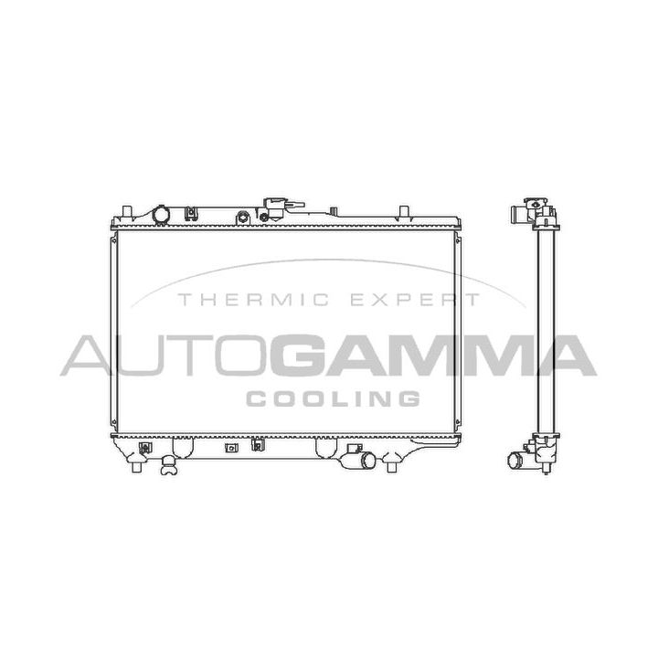 Radiatorius, variklio aušinimas AUTOGAMMA 100490