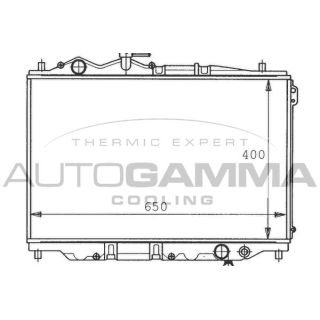 Radiatorius, variklio aušinimas AUTOGAMMA 100498
