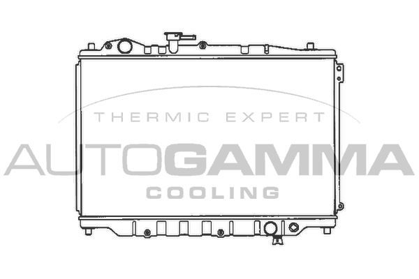 Radiatorius, variklio aušinimas AUTOGAMMA 100499