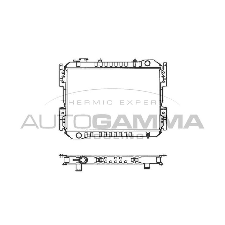 Radiatorius, variklio aušinimas AUTOGAMMA 100509