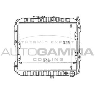 Radiatorius, variklio aušinimas AUTOGAMMA 100567