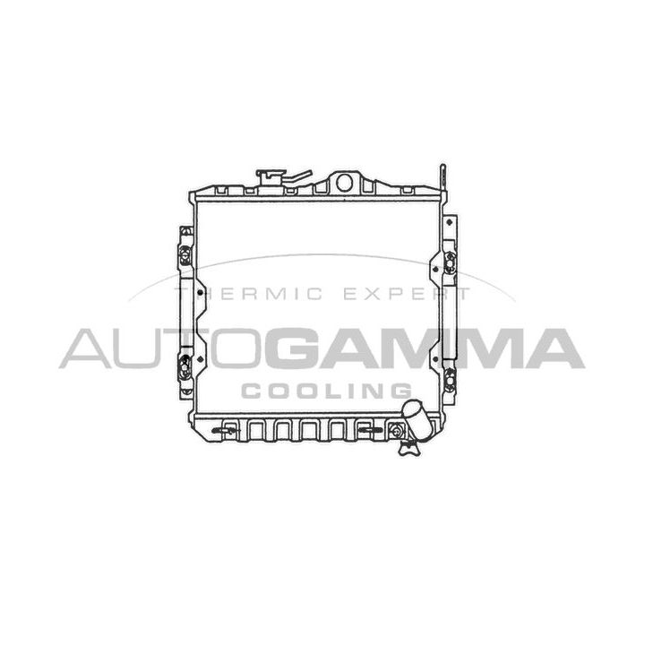 Radiatorius, variklio aušinimas AUTOGAMMA 100568