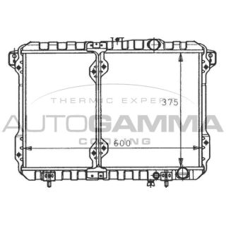 Radiatorius, variklio aušinimas AUTOGAMMA 100581
