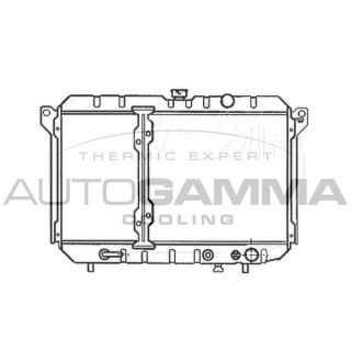 Radiatorius, variklio aušinimas AUTOGAMMA 100599