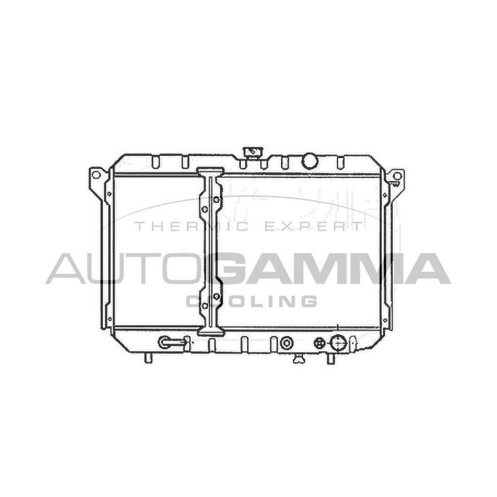 Radiatorius, variklio aušinimas AUTOGAMMA 100599