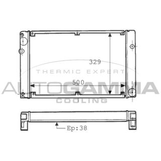 Radiatorius, variklio aušinimas AUTOGAMMA 100817