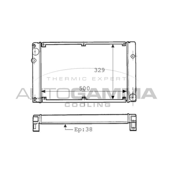 Radiatorius, variklio aušinimas AUTOGAMMA 100817