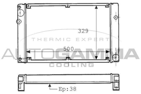 Radiatorius, variklio aušinimas AUTOGAMMA 100817